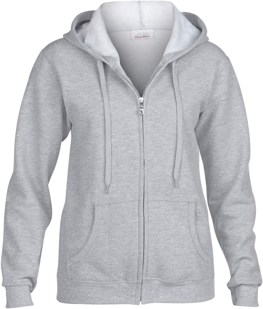 Gildan Women's Full Zip Hoodie - Comfortable & Stylish