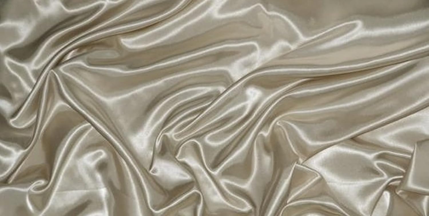 Luxurious Bridal Satin Charmeuse Fabric - 60in Wide, Soft & Smooth