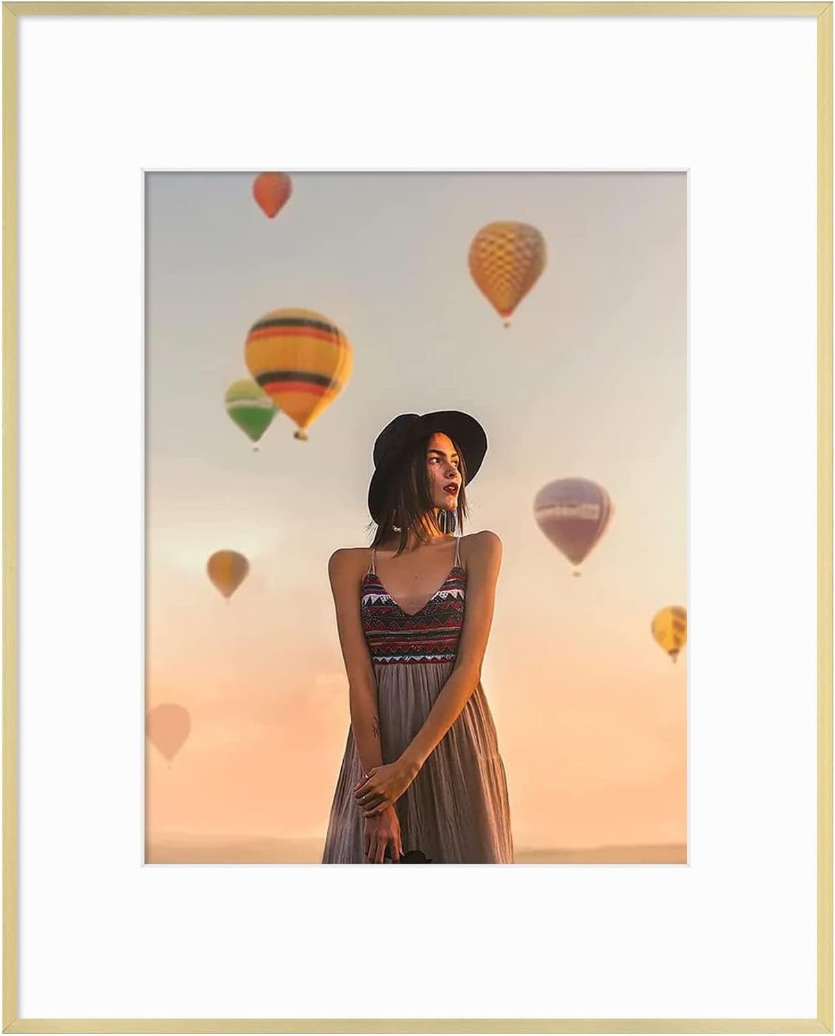 16x20 Aluminum Picture Frame - Elegant Gold Frame for Art