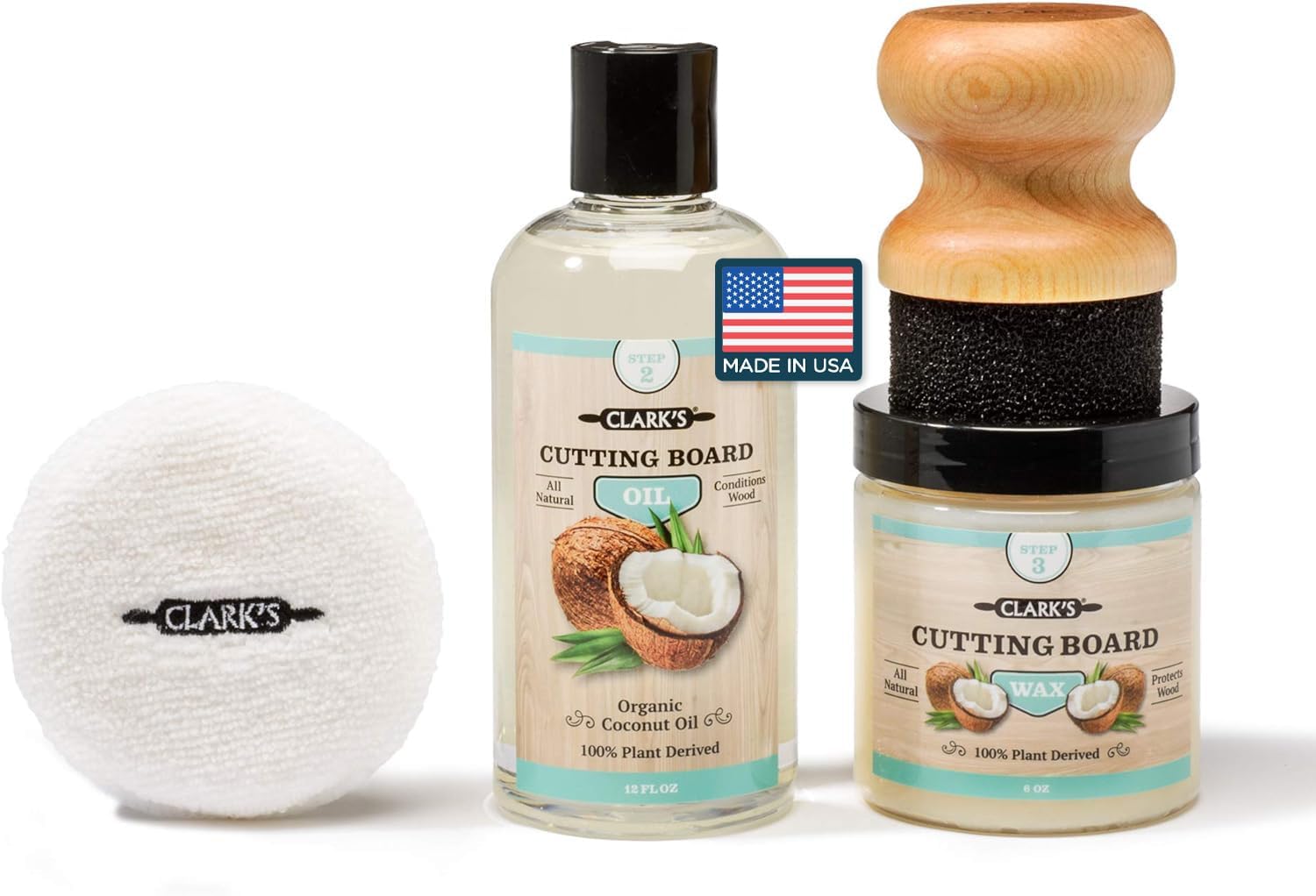 Coconut Cutting Board Finishing Kit for Ultimate Care