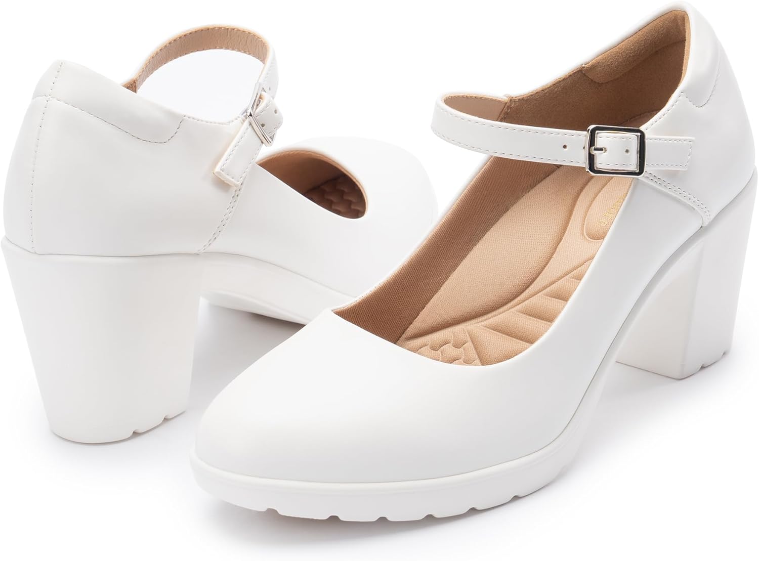 Mary Jane Heels with Arch Support for Comfortable All-Day Wear