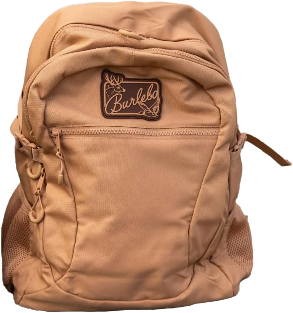 Burlebo Backpack - Coyote Tan for School and Travel Needs