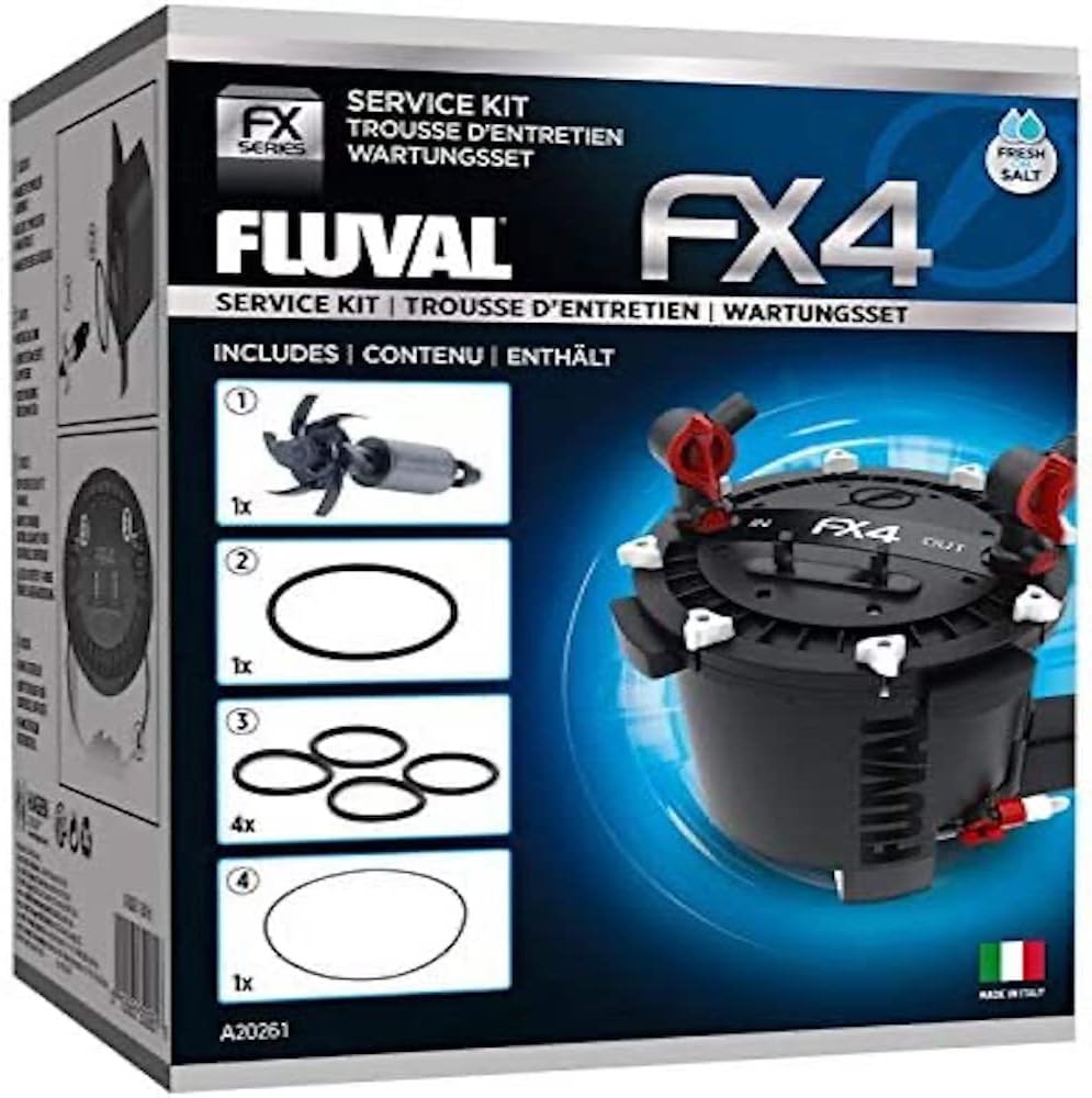 Fluval FX4 Service Kit for Efficient Aquarium Canister Filter Care