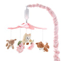 The Peanutshell Crib Mobile for Girls - Musical Baby Decor