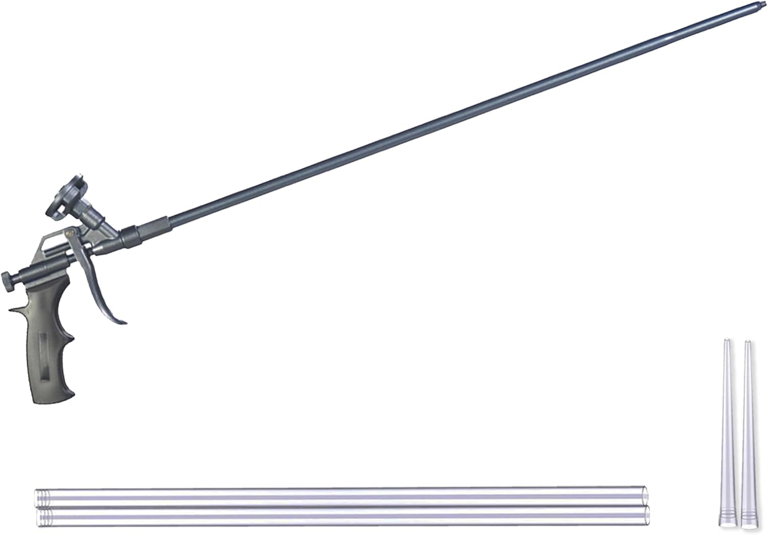 AWF PRO Spray Foam Gun with 2ft Long Nozzle for Precision Use