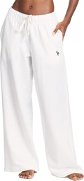 Womens Wide Leg Sweatpants with Pockets - Cozy French Terry