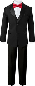 Spring Notion Boys' Classic Fit Tuxedo Set No Tail (Style Z4HL)