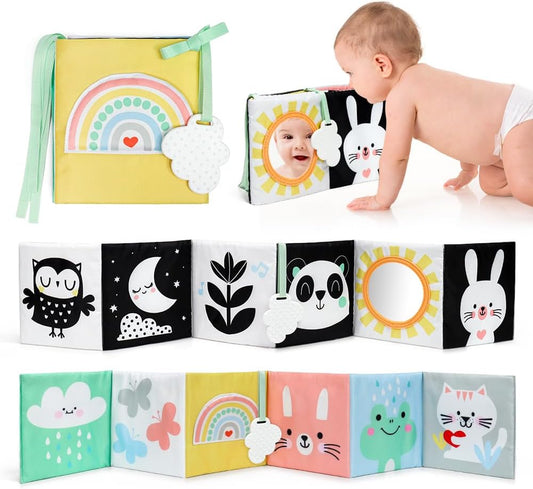 OKOOKO High Contrast Baby Book - Boost Baby's Brain Development