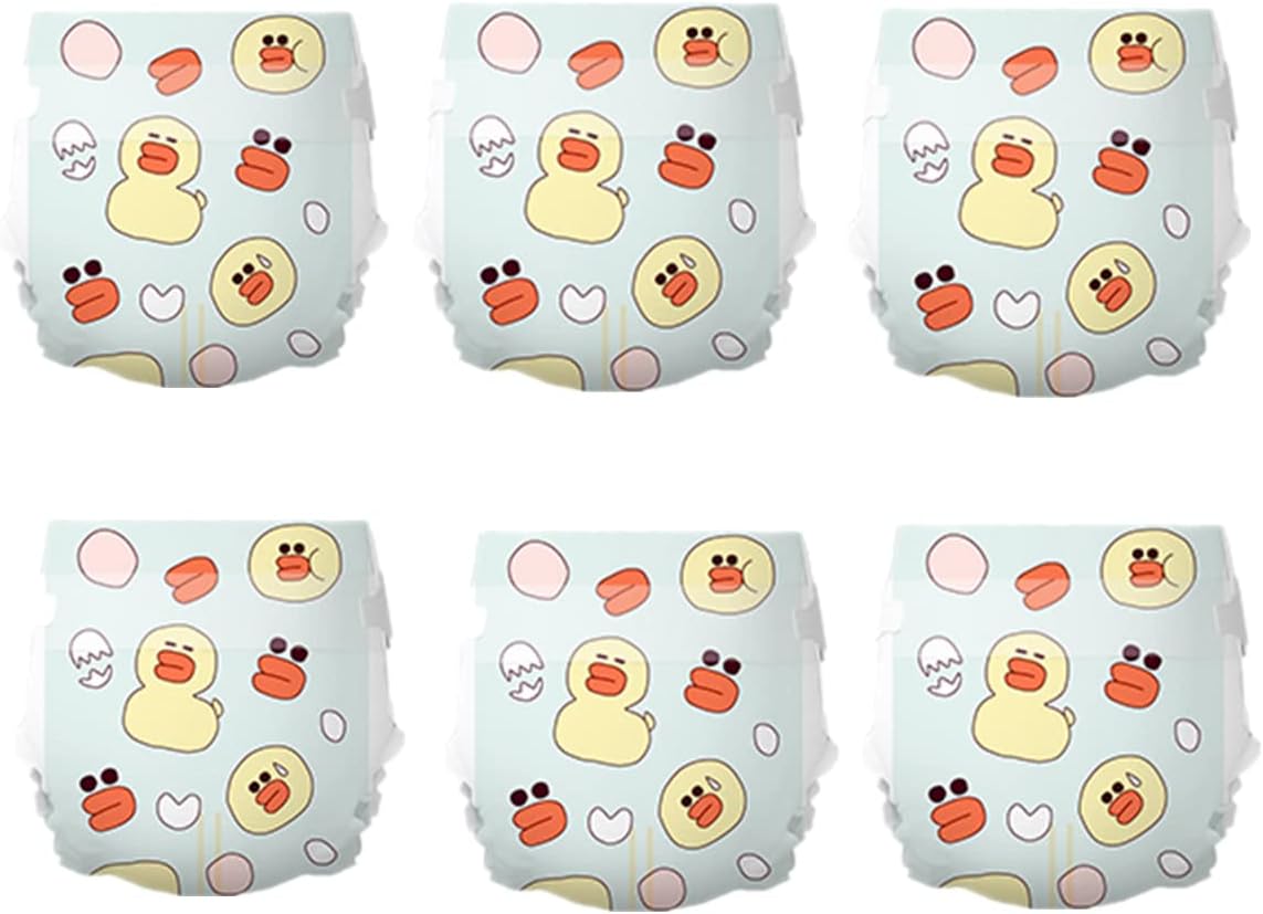 HUADOLL Reborn Baby Dolls Diapers - 6 Pack- Fits 18-24 Newborn Dolls