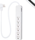GE Pro 6-Outlet Surge Protector, 2 ft Extension Cord - Reliable Home
