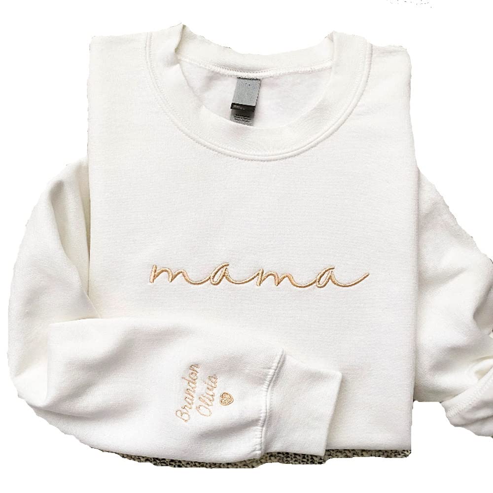 Custom Mama Sweatshirt - Handmade with Kids Names - Fast Shipping!