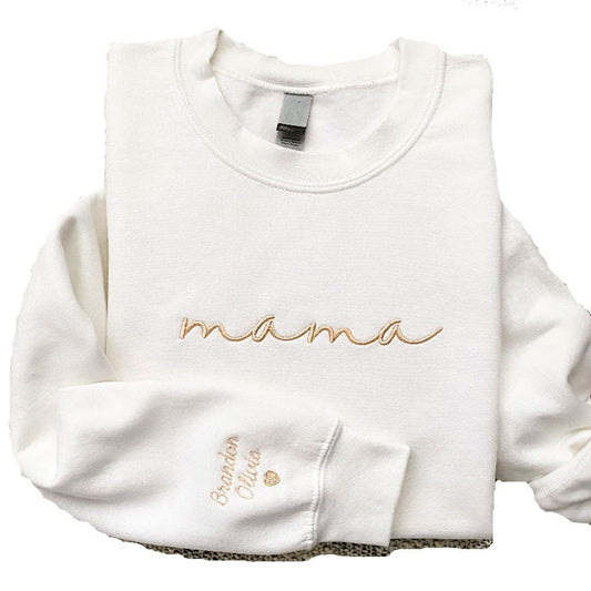 Custom Mama Sweatshirt - Handmade with Kids Names - Fast Shipping!