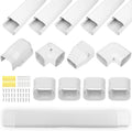 10Ft Mini Split Line Set Cover 3ft PVC Slim Line Cover Kit - Durable