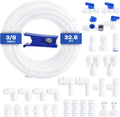 3/8 Water Line 32.8ft RO Tubing Kit - Complete Push-to-Connect Install
