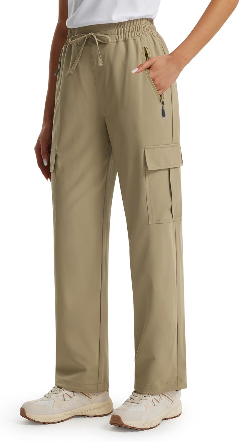 Libin Women's Hiking Pants Lightweight Quick Dry Cargo Pants
