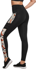 Yvette Printed Workout Leggings for Women with Tummy Control