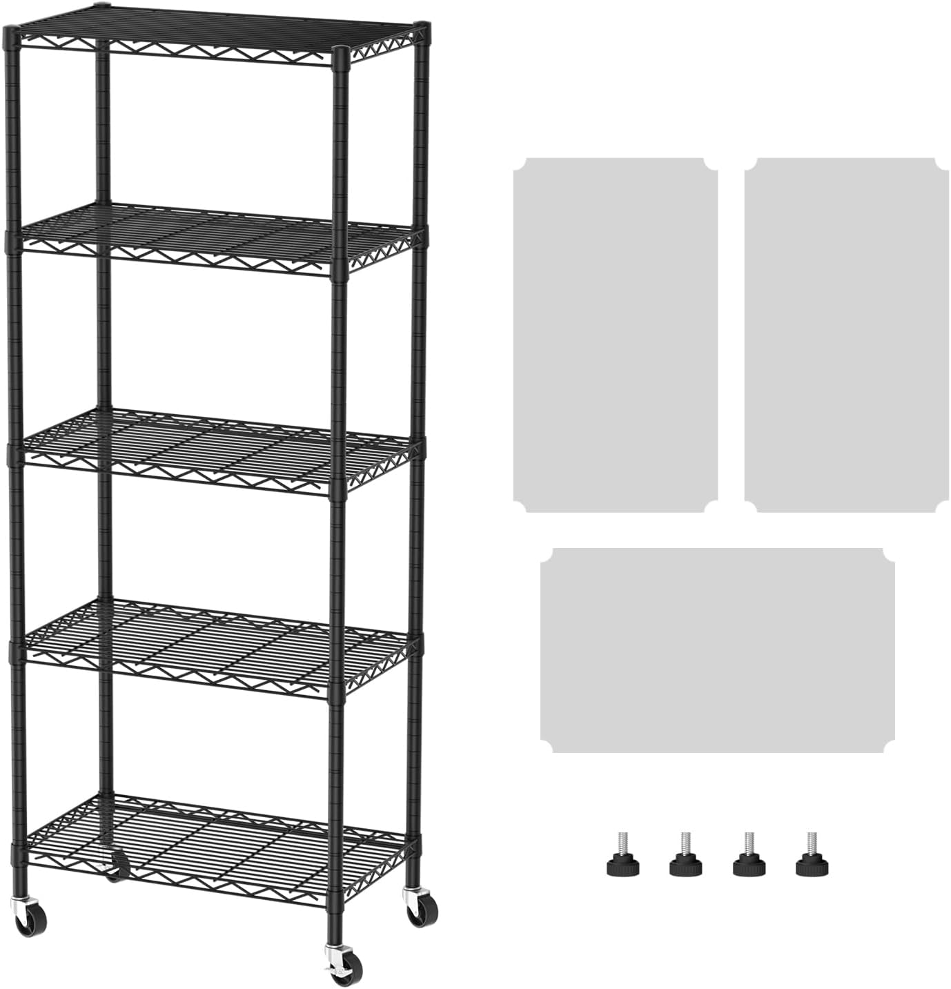 5 Shelves Storage Shelf for Home Organization and Kitchen Use