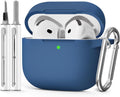 Protective Midnight Blue AirPods 4 Case + Cleaner Kit