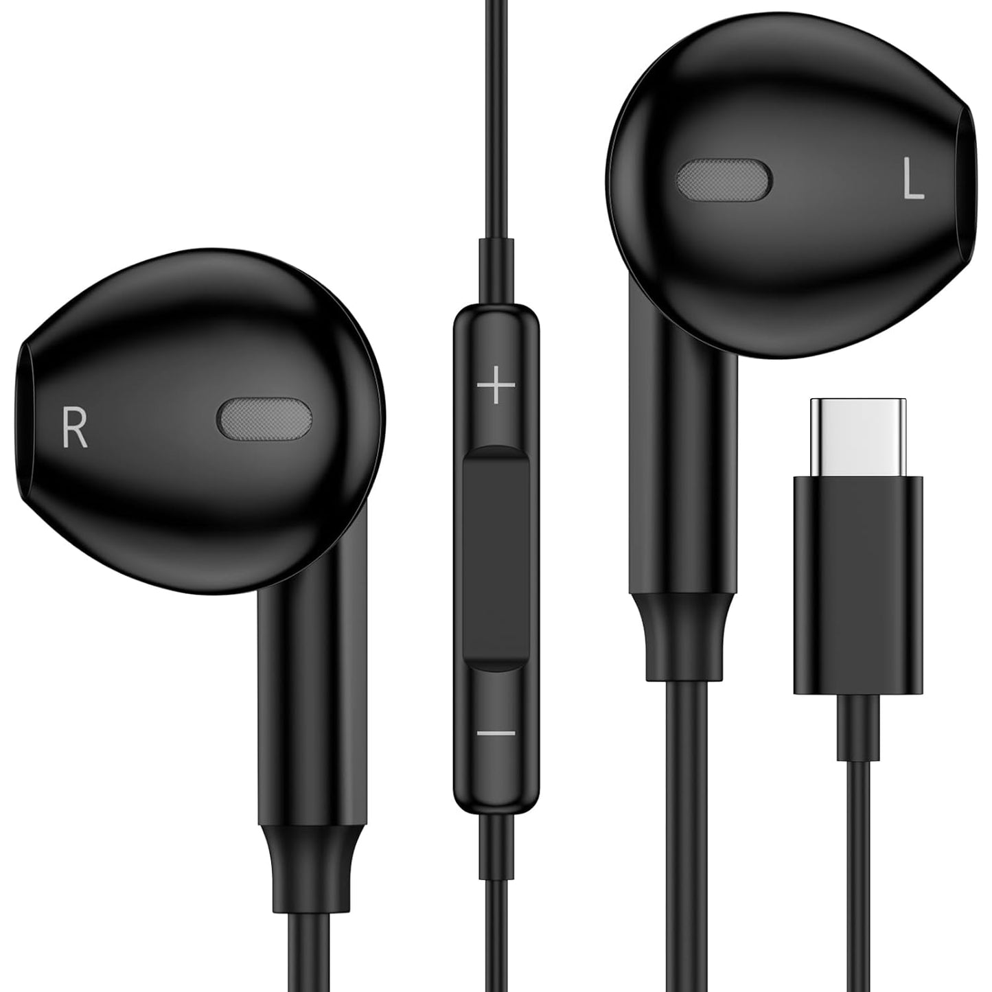 Premium Wired Earphones for iPhone & Samsung, Pixel - Enhanced Connectivity