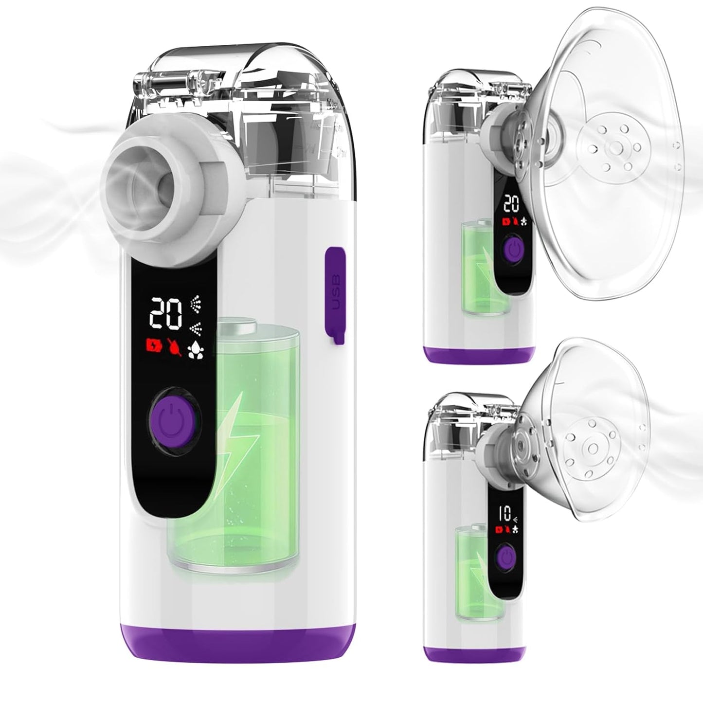 Hand-held Nebulizer for Respiratory System - Portable Device