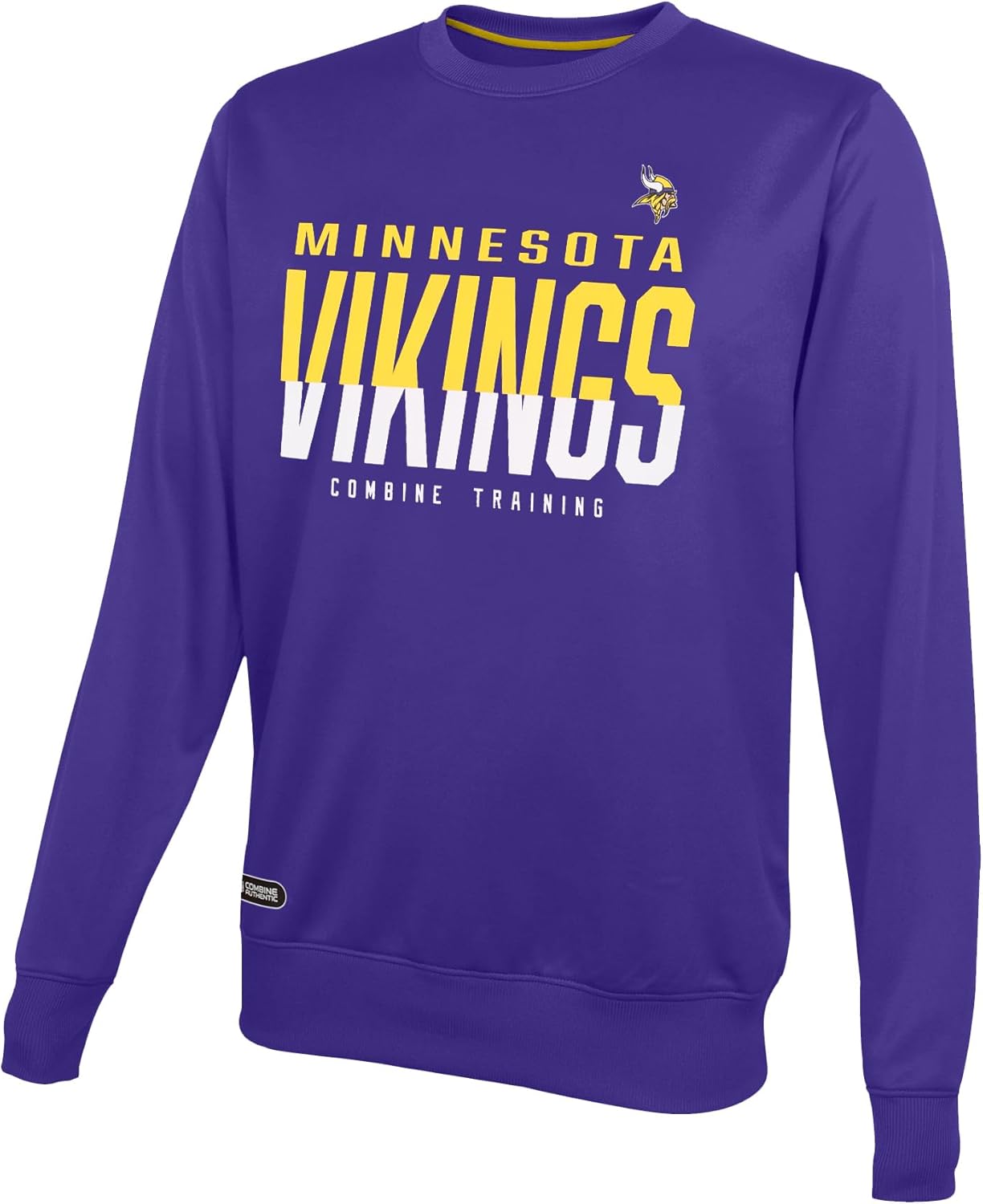 NFL Men's Pro Style Performance Fleece Crew Neck Sweatshirt