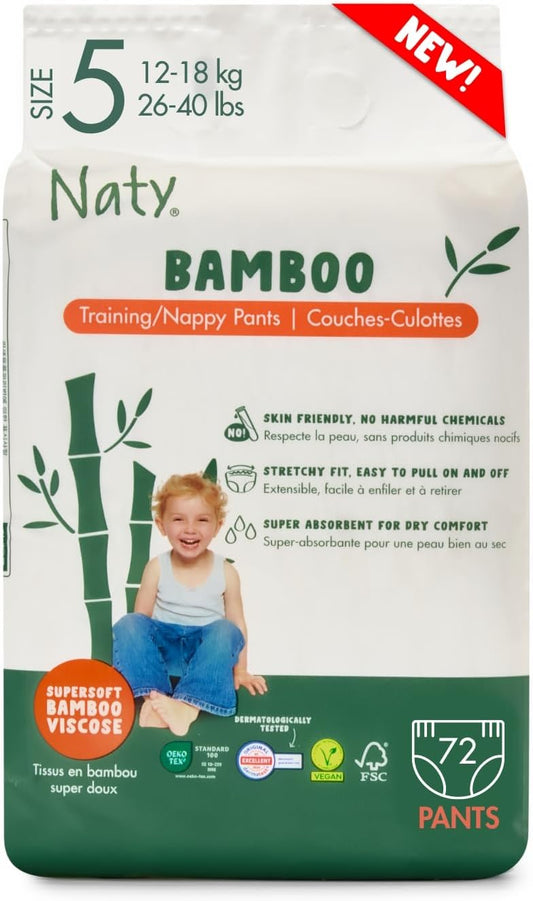 Naty Bamboo Viscose Training Pants for Potty Training Comfort