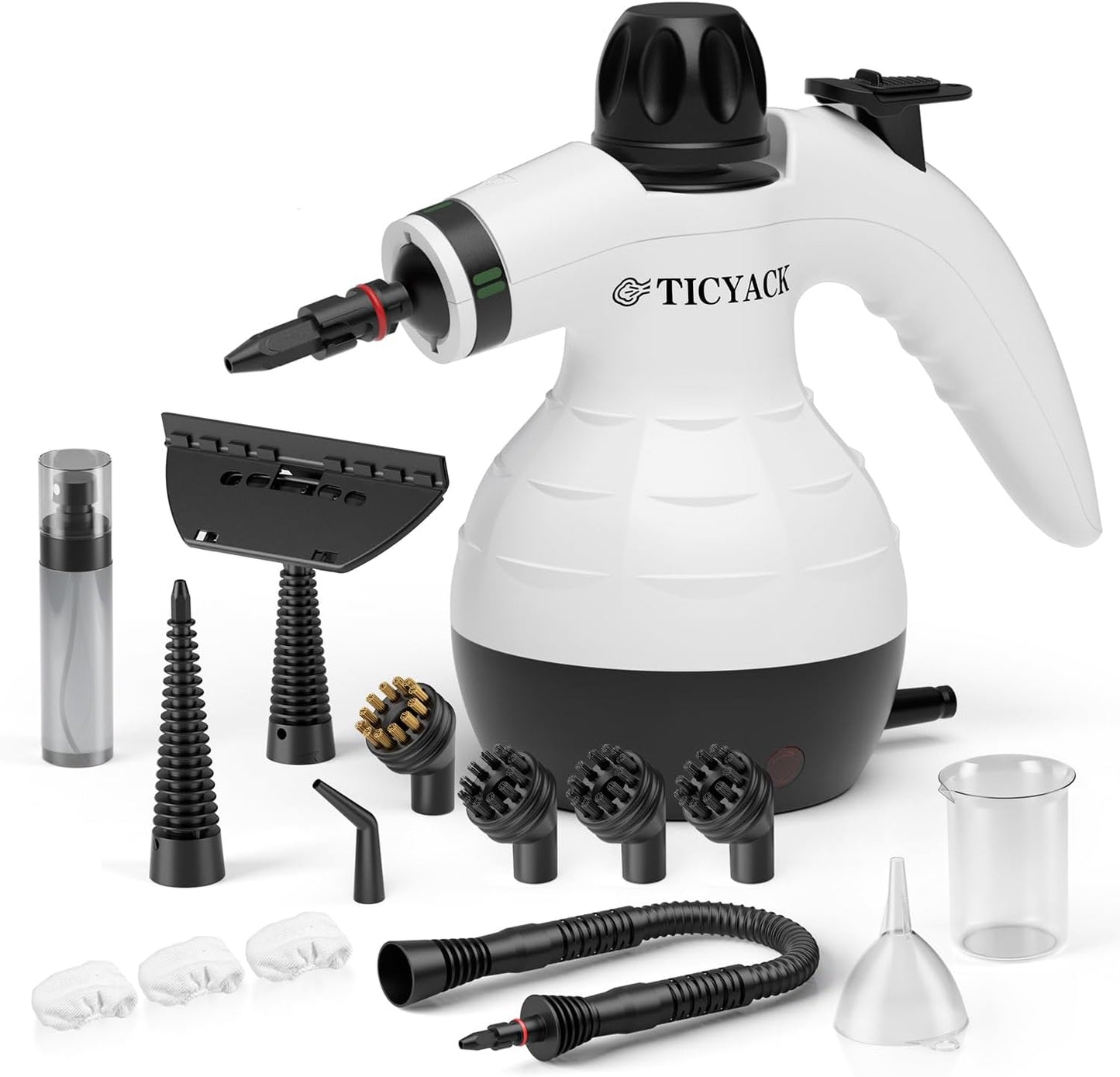 Handheld Steam Cleaner for Home with 16-Piece Accessory Kit