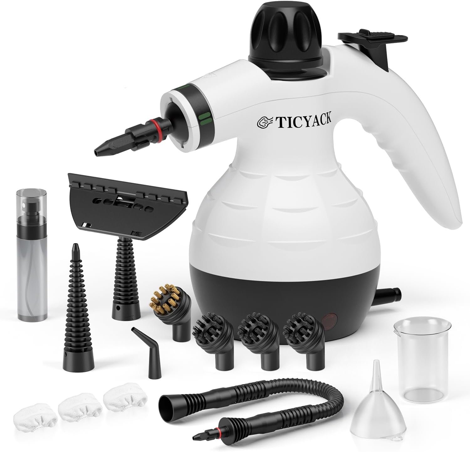 Handheld Steam Cleaner for Home with 16-Piece Accessory Kit