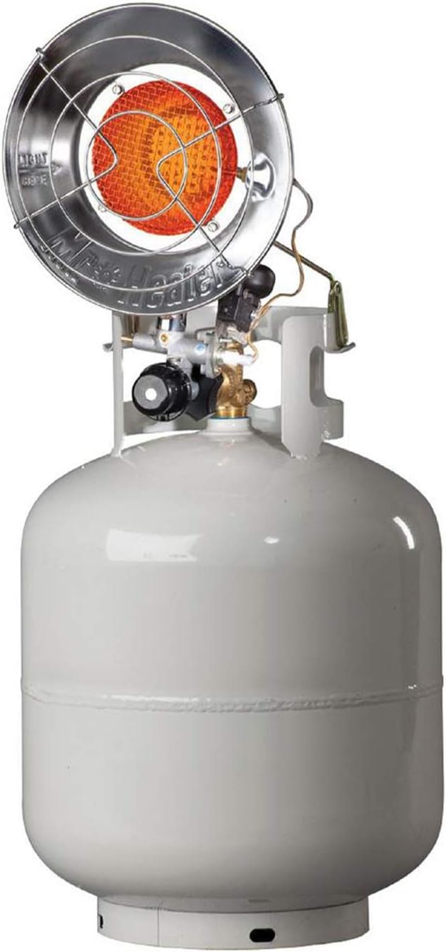 Stay Warm Outdoors with Mr. Heater Tank Top Patio Heater