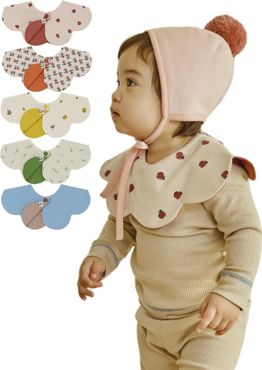Konny Baby Bibs Set: Soft, Absorbent Bandana for Drooling