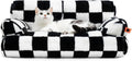 MEWOOFUN Cat Bed for Indoor Cats - Fluffy Washable Pet Sofa