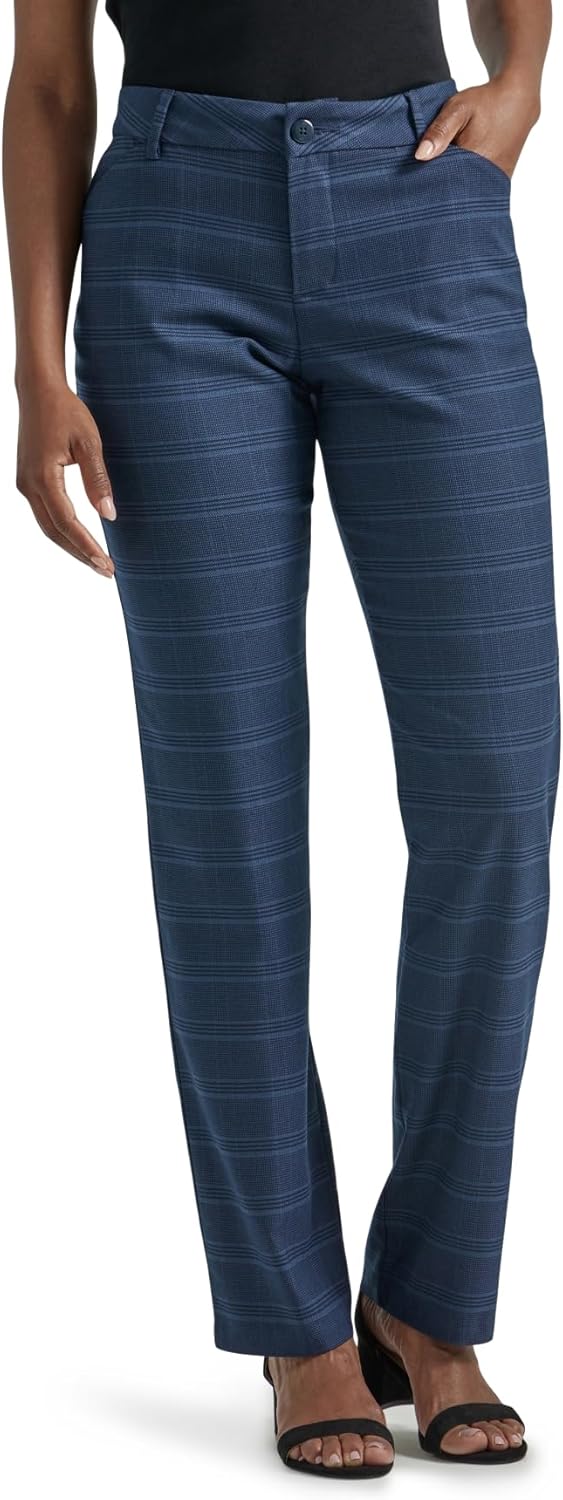 Lee Womens Wrinkle Free Relaxed Fit Straight Leg Pant Review