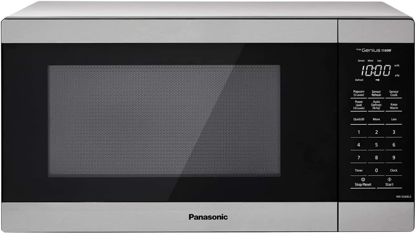 Panasonic NN-SU66LS Countertop Microwave with Genius Sensor