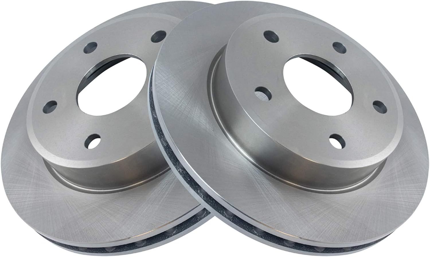 TRQ Front Brake Rotors Set Vented for Dodge Dakota & Raider
