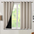 Thermal Insulated 100% Blackout Curtains 45 in Length - Total Light