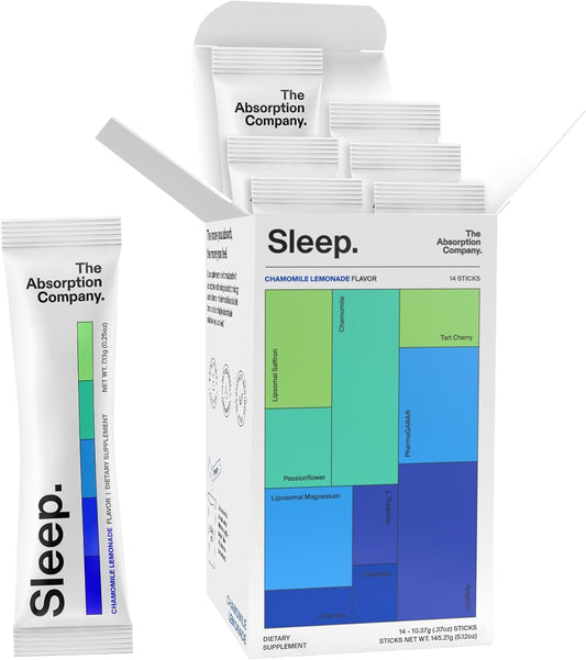 Sleep Aid Powder for Deep Sleep with Liposomal Saffron & More