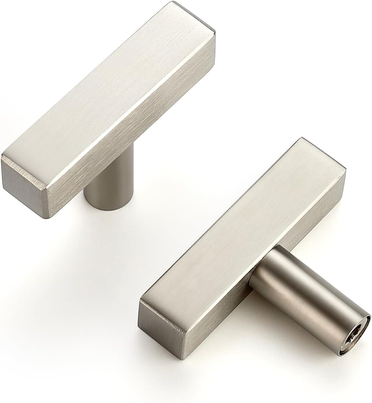 30 Pack Brushed Nickel Cabinet Knobs for Modern Kitchens
