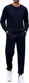 COOFANDY Men's Tracksuit 2 Piece Long Sleeve Pullover Jogging Set