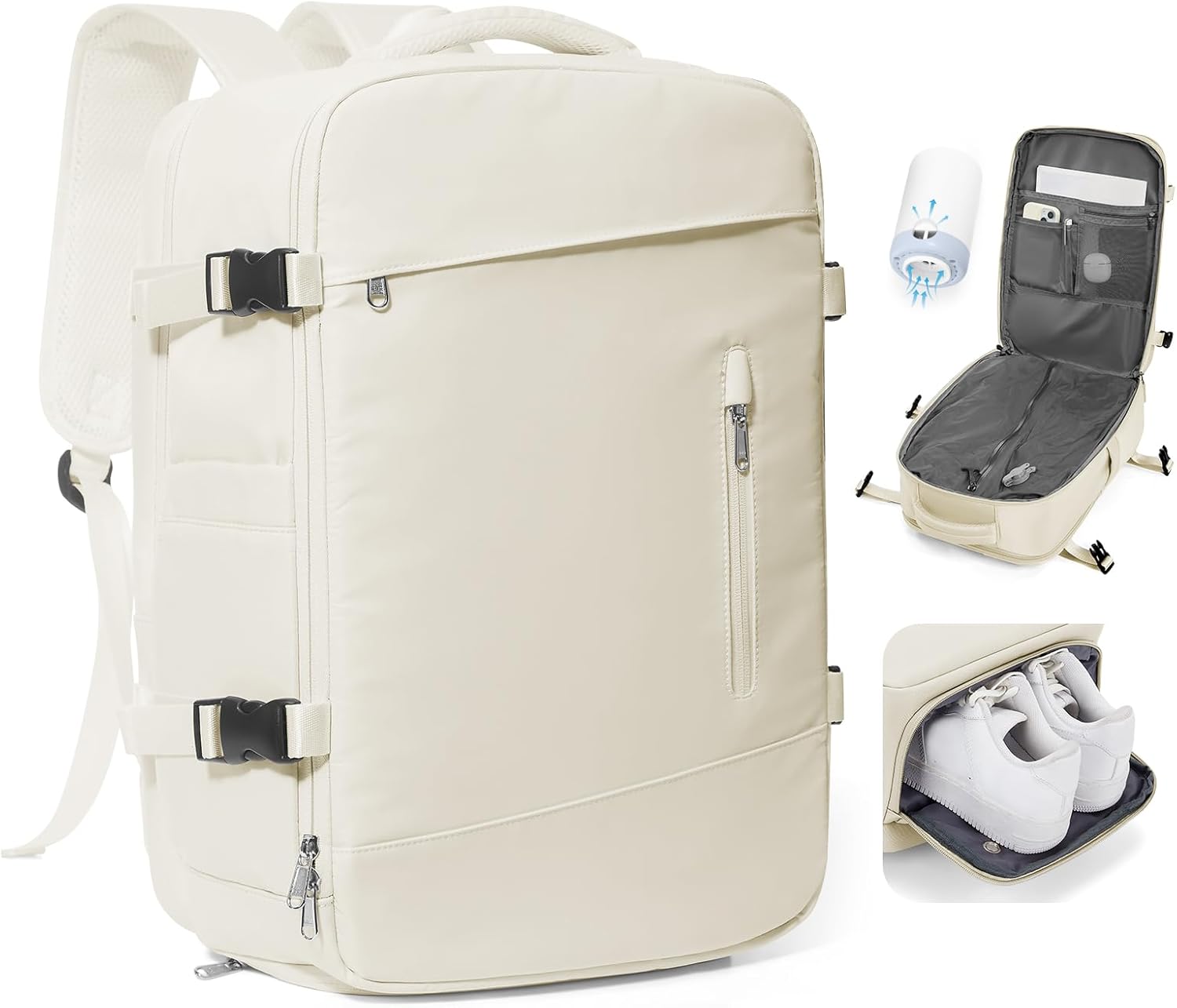 Travel Vacuum Backpack with Compression Seal Bags for Easy Packing