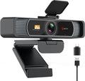 Wide Angle 4K Webcam for PC - 120 FOV, PDAF Autofocus