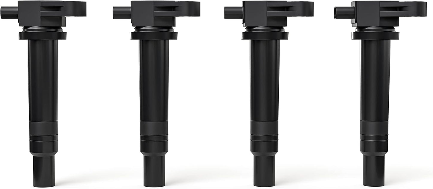 Ignition Coil Pack Set of 4 for Hyundai Accent and Kia Rio