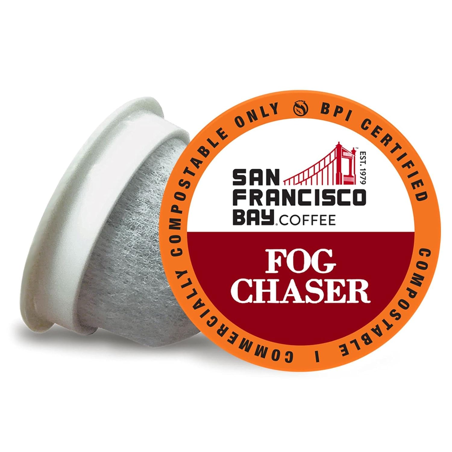 Fog Chaser Medium-Dark Roast Coffee Pods for Smooth Flavor