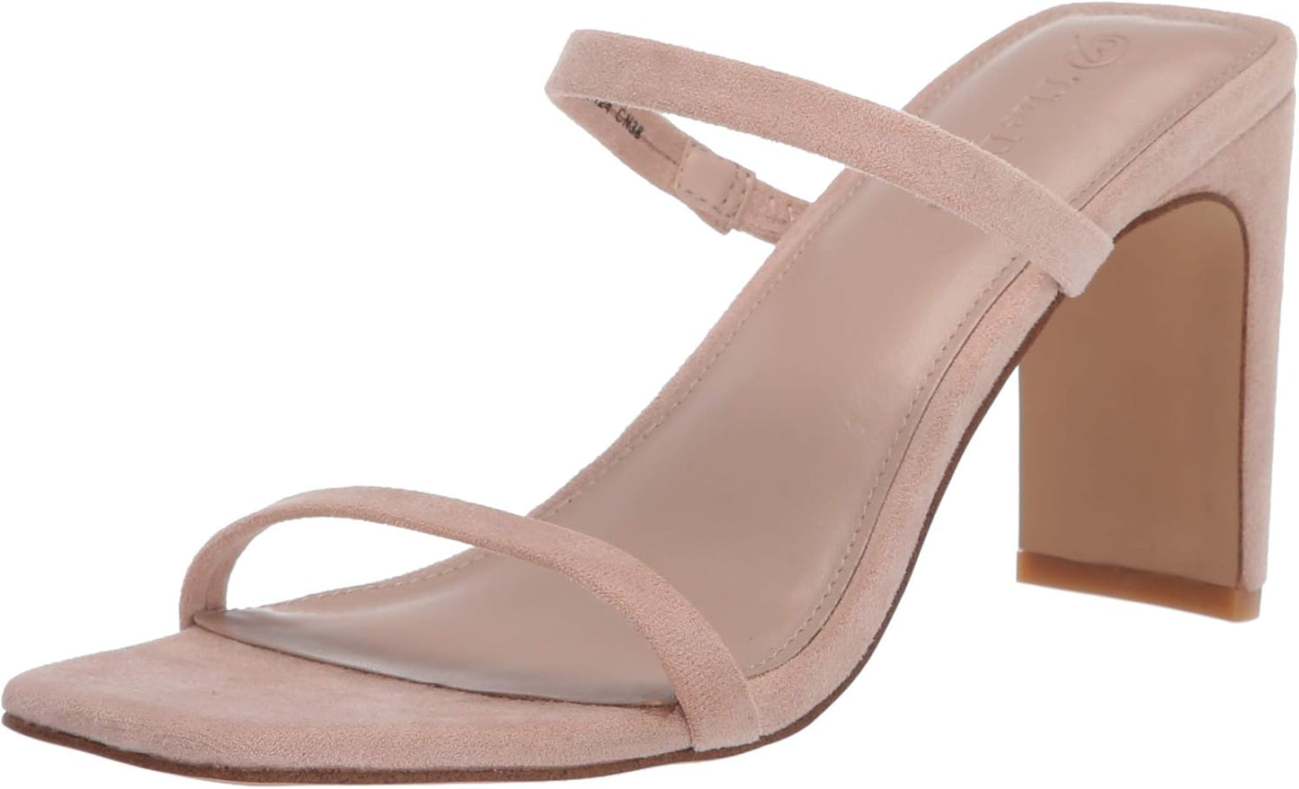The Drop Women's Avery Square Toe Two Strap High Heeled Sandal Review