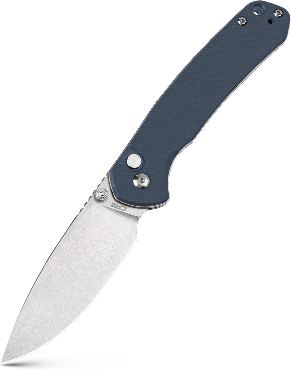 CJRB Folding Knife Pyrite with AR-RPM9 Blade and Blue Handle