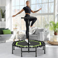 Foldable Rebounder Trampoline for Adults - Quiet Home Cardio