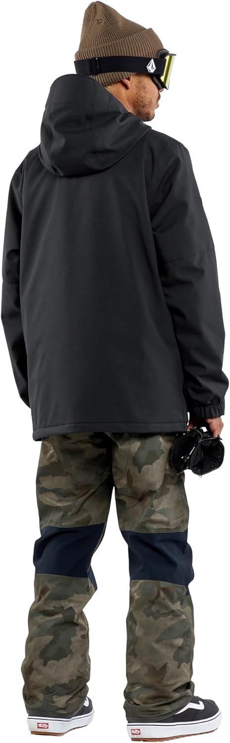 Volcom Men's Black Snowboard Jacket - Warm Winter Style