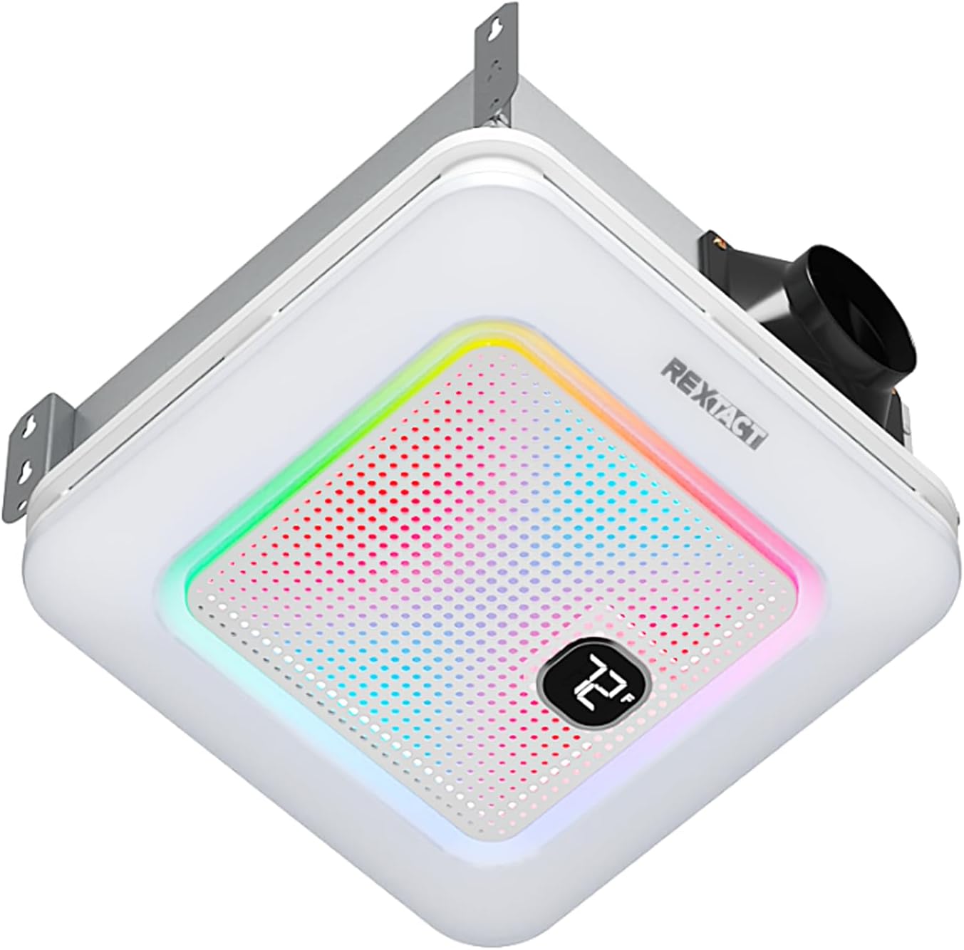 Bathroom Exhaust Fan with Bluetooth Speaker and RGB Light