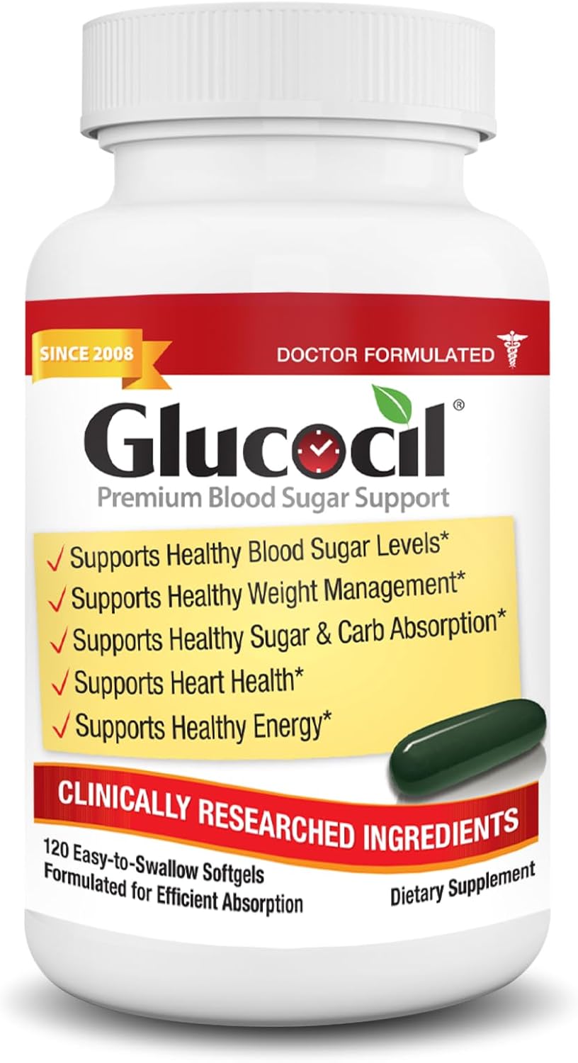 Glucocil Softgels for Premium Blood Sugar Support and Health