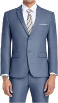 JPF Men's 3-Piece Slim Fit Suit Set for Men - Modern Two Button