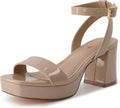 CUSHIONAIRE Women's Cherry Platform Dress Sandal - Comfortable Memory